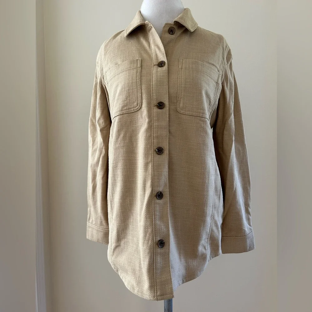 CUTE Talbots Khaki Shirt/Jacket - Picture 10 of 10